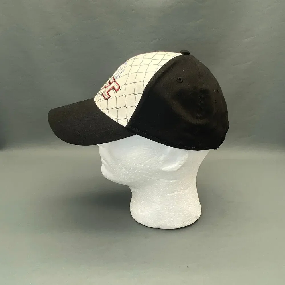 Bud Light UFC Promotional Hat Black White Cage Octagon Mesh Back Cap OSFM